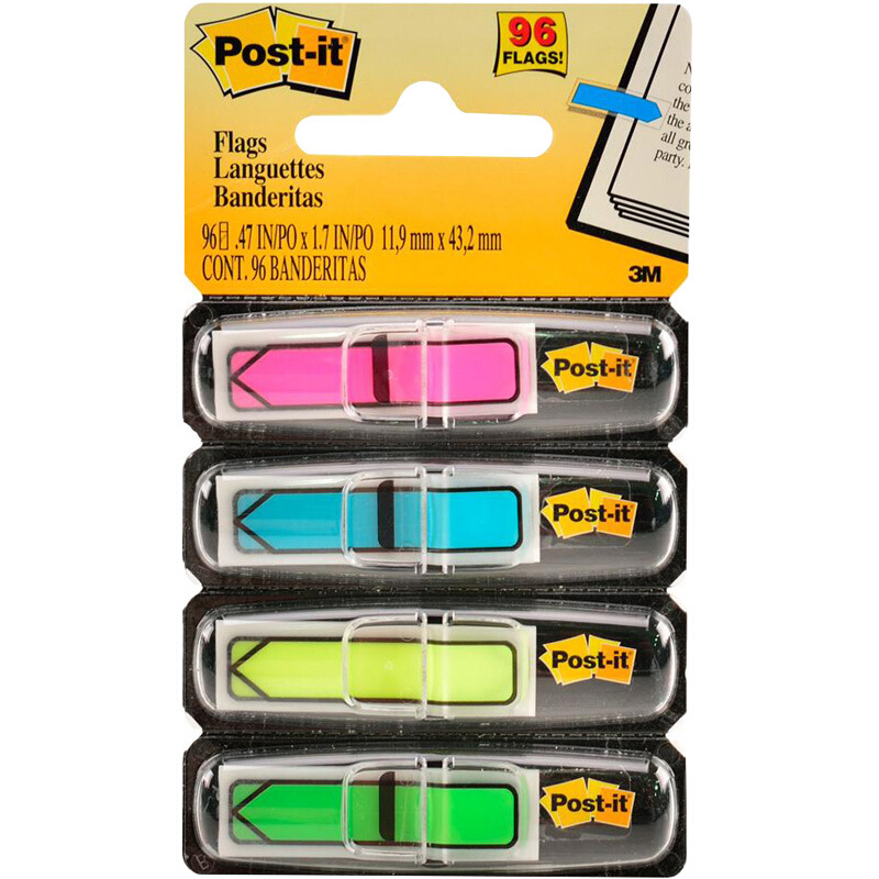 3M（Post-it） 684-ARR4 箭頭指示標(biāo)簽/報(bào)事貼 24片*4色/包_http://m.bzsa.cn/img/images/C201902/1551164401992.jpg