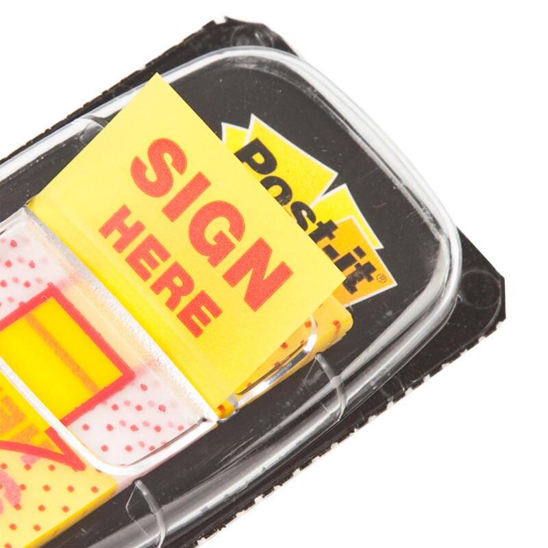 3M（Post-it） 680-SH2 指示標(biāo)簽/簽名標(biāo)簽/箭頭提示標(biāo)簽 25.4*43.2mm 100張/卡_http://m.bzsa.cn/img/images/C201902/1551166120620.jpg
