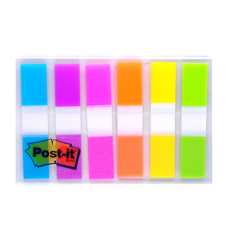 3M（Post-it） 683-9CF 透明抽取式指示標簽 12*44mm 10張*9色/包_http://m.bzsa.cn/img/images/C201902/1551167452736.jpg