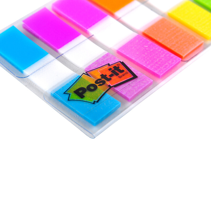 3M（Post-it） 683-9CF 透明抽取式指示標簽 12*44mm 10張*9色/包_http://m.bzsa.cn/img/images/C201902/1551167452746.jpg