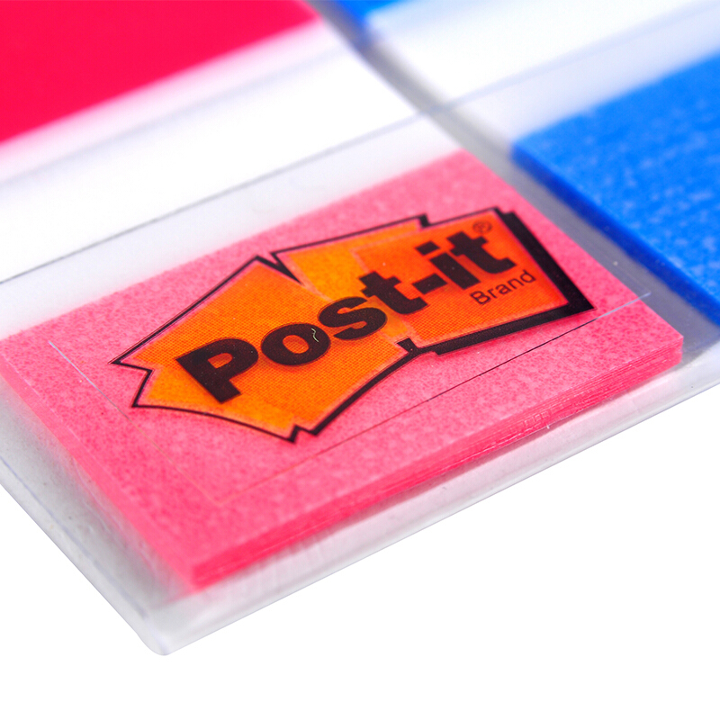 3M（Post-it） 680-2PK-1 透明指示標(biāo)簽/報(bào)事貼 紅藍(lán) 20張*2色/包_http://m.bzsa.cn/img/images/C201902/1551167817153.jpg