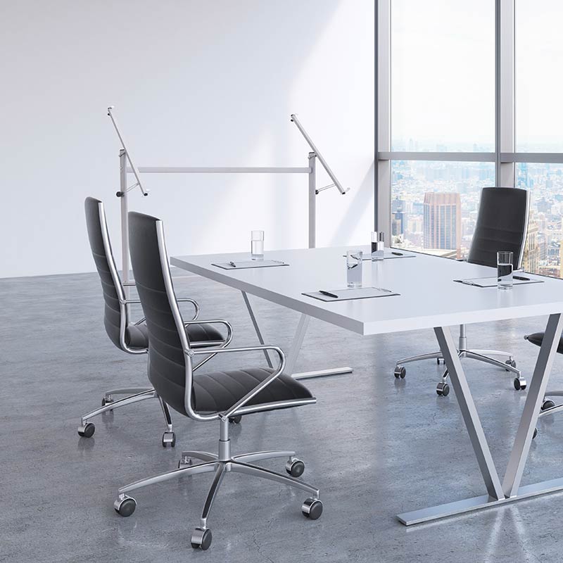 晨光（M&G） ADB98359 H型可調(diào)式白板架1200*560*1570mm_http://m.bzsa.cn/img/images/C201902/1551233038472.jpg