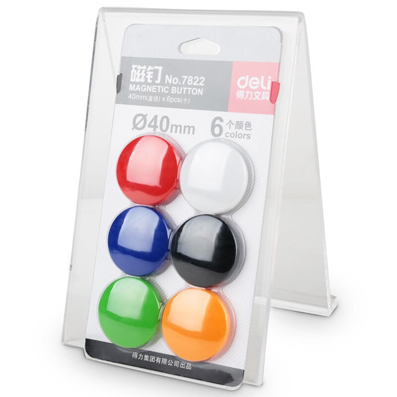 得力（deli） 7822  彩色白板磁釘/磁珠/吸鐵石 直徑40mm_http://m.bzsa.cn/img/images/C201902/1551252923812.jpg