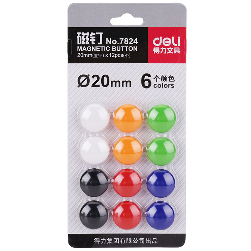 得力（deli） 7824  磁釘白板磁力 固定磁扣 小磁鐵 20mm_http://m.bzsa.cn/img/images/C201902/1551253436615.jpg