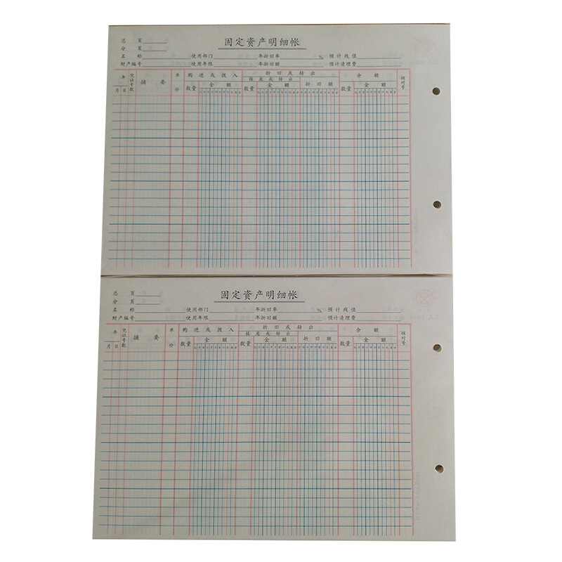 成文厚 528-1 固定資產(chǎn)明細賬賬頁 16K 100頁/包_http://m.bzsa.cn/img/images/C201903/1551667916934.jpg