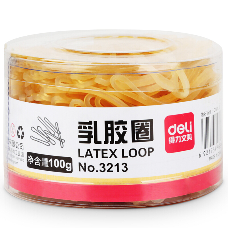 得力（deli） 3213 強(qiáng)韌性乳膠圈 橡皮筋 筒裝100g_http://m.bzsa.cn/img/images/C201903/1551687787320.jpg