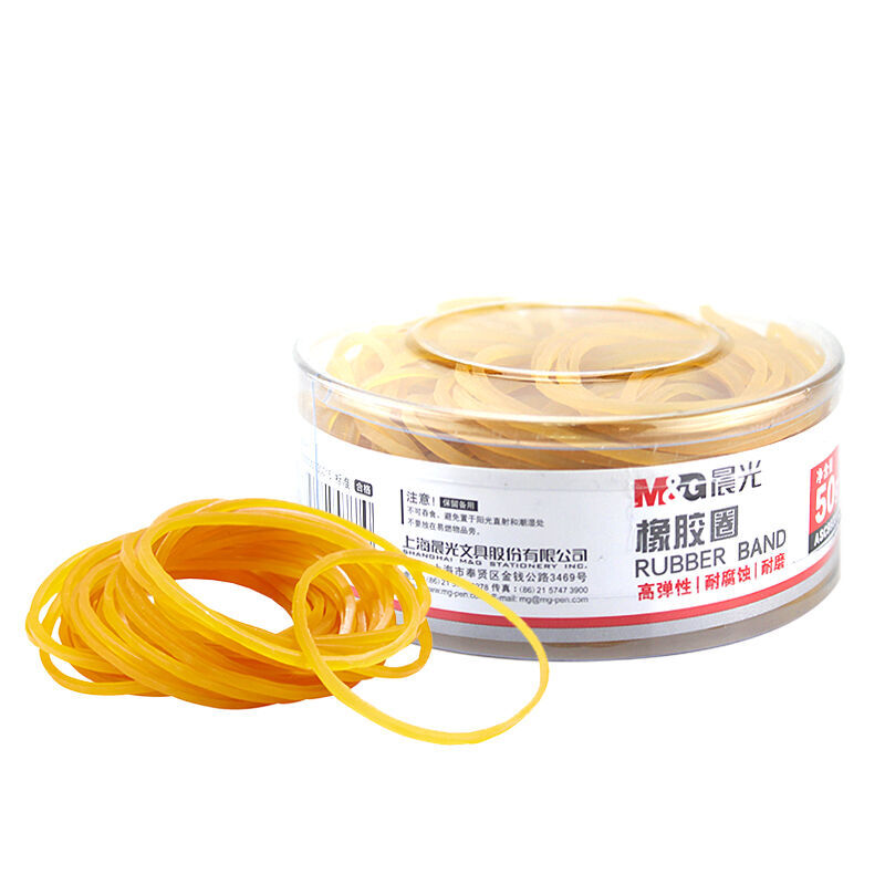 晨光（M&G） ASC99333  辦公橡皮圈 橡膠圈 乳膠圈 皮筋 筒裝 50g _http://m.bzsa.cn/img/images/C201903/1551689226029.jpg