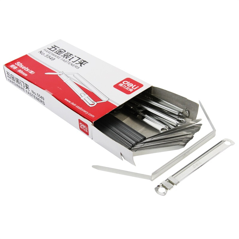 得力（deli） 5549 80mm 抗壓金屬裝訂夾 50套/單盒_http://m.bzsa.cn/img/images/C201903/1551856769205.jpg