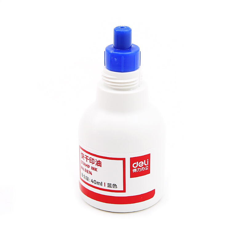 得力（deli） 9874  原子快干印油 印泥 40ml(藍(lán)色)_http://m.bzsa.cn/img/images/C201903/1552008156355.jpg