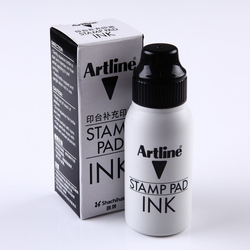 旗牌（Artline） 雅麗ESA-2N 辦公印臺(tái)補(bǔ)充印油50ml(黑色)_http://m.bzsa.cn/img/images/C201903/1552013009926.jpg