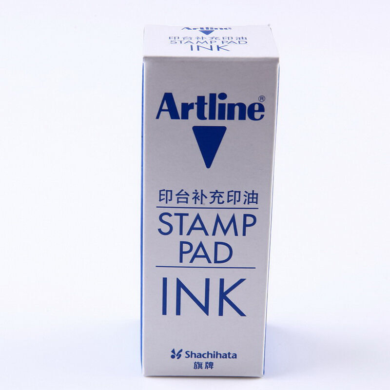 旗牌（Artline） 雅麗ESA-2N 辦公印臺補(bǔ)充印油50ml(藍(lán)色)_http://m.bzsa.cn/img/images/C201903/1552013074402.jpg