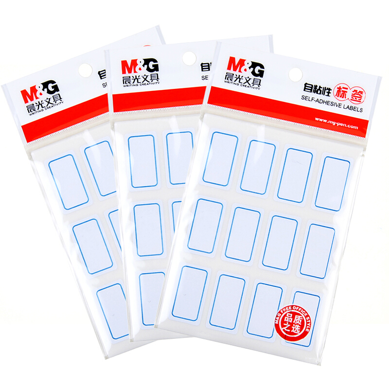 晨光（M&G） 自粘性標(biāo)簽 空白不干膠貼紙 (YT-15  10張*12枚/包)_http://m.bzsa.cn/img/images/C201903/1552023053480.jpg
