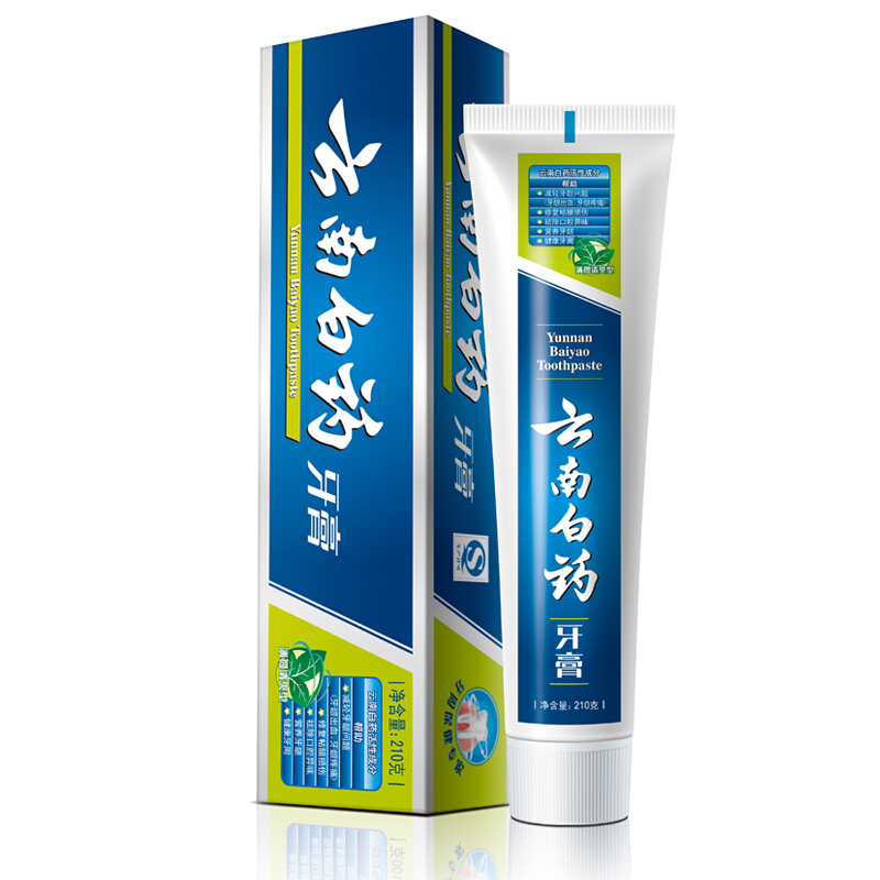 云南白藥 牙膏 210g （留蘭香型）_http://m.bzsa.cn/img/images/C201903/1552035859510.jpg