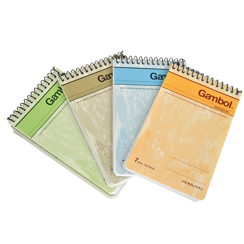 渡邊（Gambol） SA7506 螺旋豎翻筆記本 A7/50頁 24本/包 (包)_http://m.bzsa.cn/img/images/C201903/1552284283406.jpg