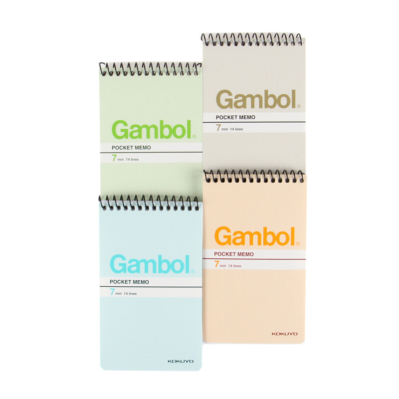 渡邊（Gambol） SA7506 螺旋豎翻筆記本 A7/50頁 24本/包 (包)_http://m.bzsa.cn/img/images/C201903/1552284283417.jpg