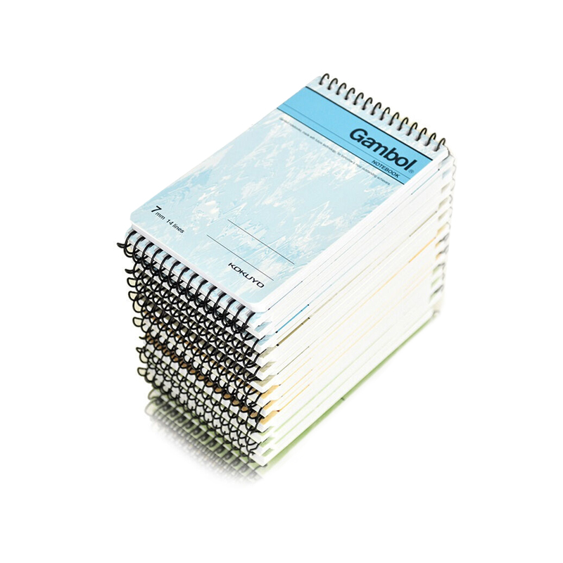 渡邊（Gambol） SA7506 螺旋豎翻筆記本 A7/50頁 24本/包 (包)_http://m.bzsa.cn/img/images/C201903/1552284283436.jpg