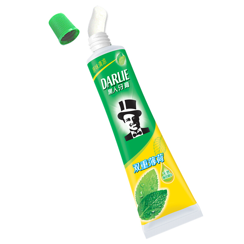 黑人（DARLIE） 雙重薄荷  牙膏 90g_http://m.bzsa.cn/img/images/C201903/1552294431782.jpg