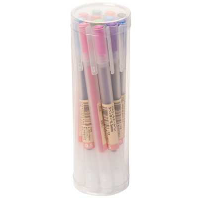無印良品 MUJI  凝膠墨水圓珠筆  12色裝_http://m.bzsa.cn/img/images/C201903/1552373185169.jpg