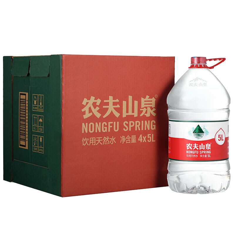 農(nóng)夫山泉（NONGFU SPRING） 5L 飲用天然水 4桶 整箱_http://m.bzsa.cn/img/images/C201903/1552382172563.jpg