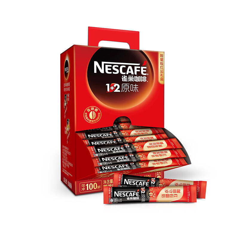 雀巢（Nestle） 咖啡1+2原味速溶咖啡飲品100條1500g_http://m.bzsa.cn/img/images/C201903/1552456060774.jpg