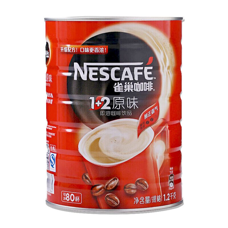 雀巢（Nestle） 1.2kg 咖啡1+2原味罐裝 _http://m.bzsa.cn/img/images/C201903/1552456200957.jpg