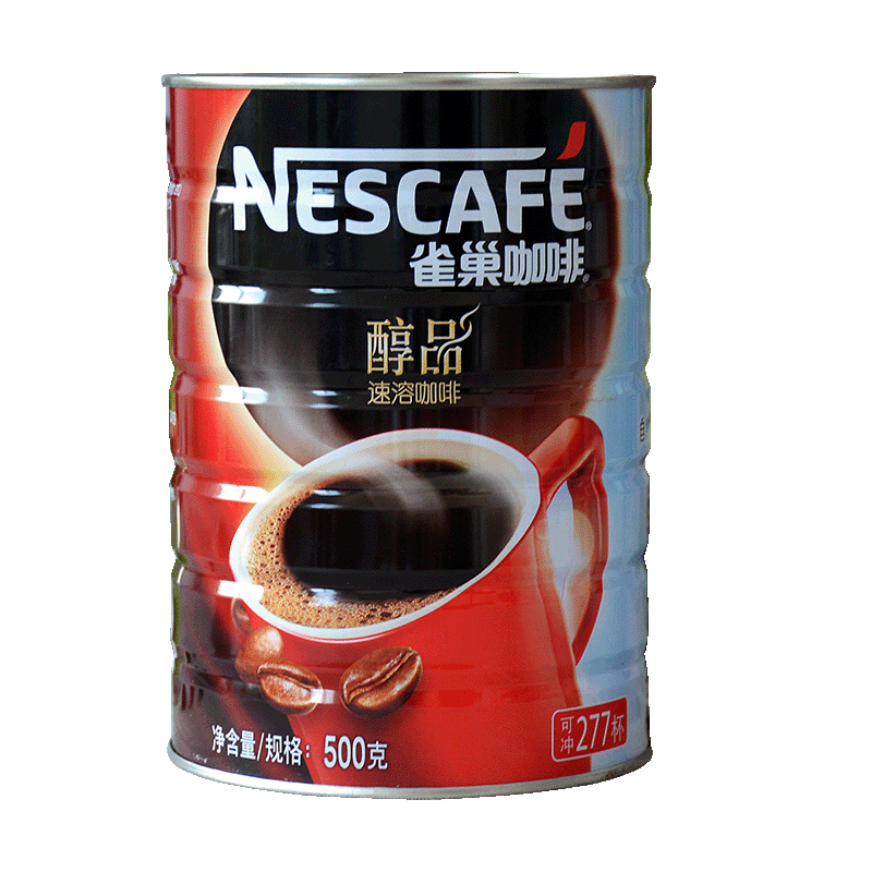 雀巢（Nestle） 500g 咖啡醇品黑咖啡罐裝 _http://m.bzsa.cn/img/images/C201903/1552456299446.png