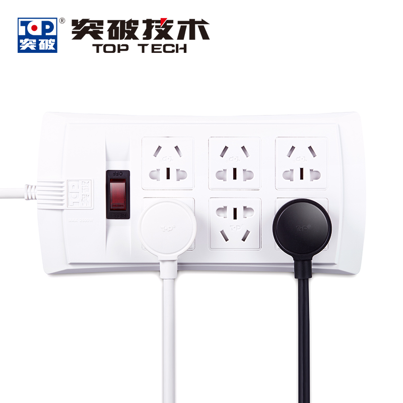 突破 D1K62(原TZ-C162)*6位總控*過載保護、保護門*新國標插座 (10米)_http://m.bzsa.cn/img/images/C201906/1561018021126.png