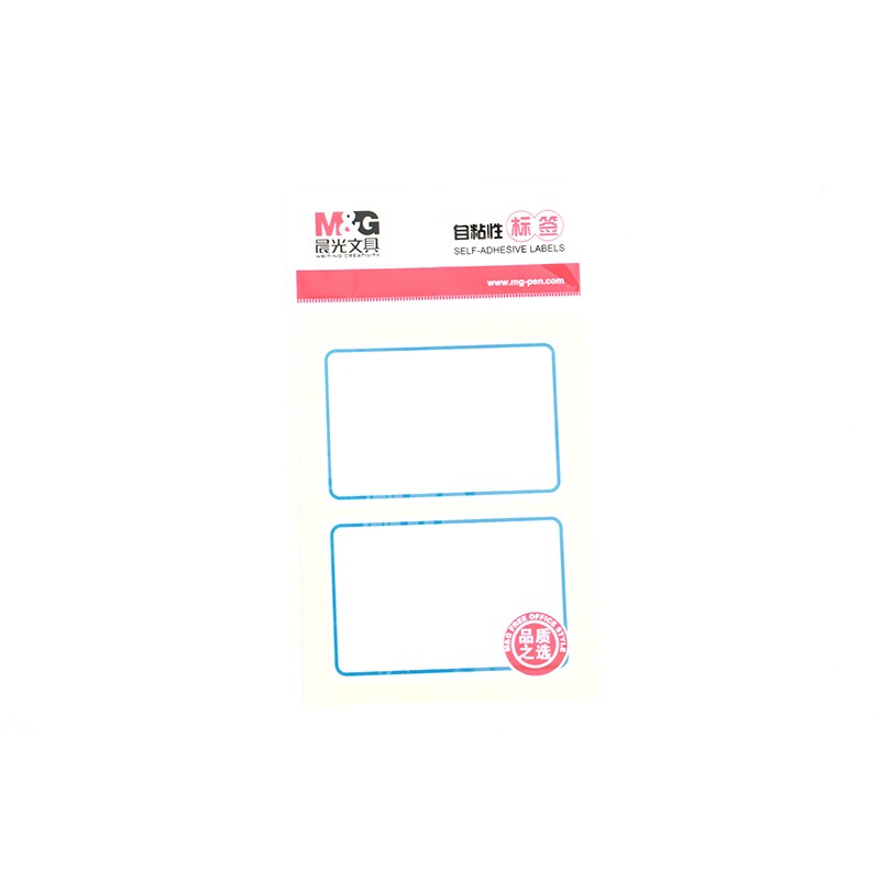 晨光（M&G） 自粘性標簽 空白不干膠貼紙 (YT-10  10張*6枚/包)_http://m.bzsa.cn/img/images/C201906/1561714362761.jpg
