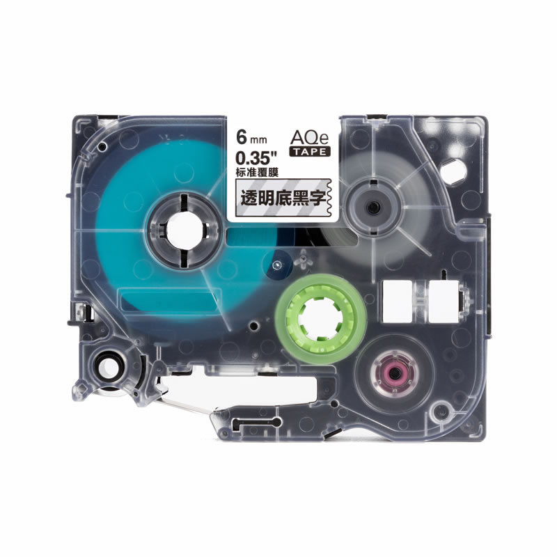 愛墨 AQe-151（24mm）標準覆膜標簽打印機色帶 紅底黑字_http://m.bzsa.cn/img/images/C201907/1564048856358.jpg