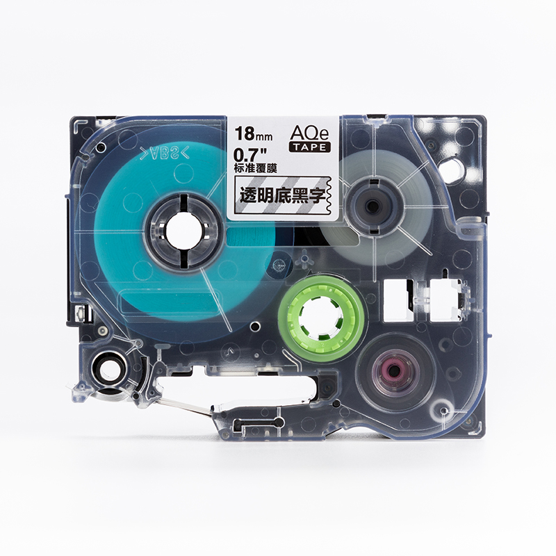 愛墨 AQe-151（24mm）標準覆膜標簽打印機色帶 紅底黑字_http://m.bzsa.cn/img/images/C201907/1564048856414.jpg