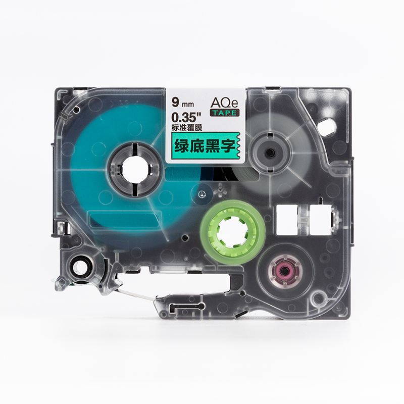 愛墨 AQe-641（18mm）標準覆膜標簽打印機色帶  白底黑字_http://m.bzsa.cn/img/images/C201907/1564102988890.jpg