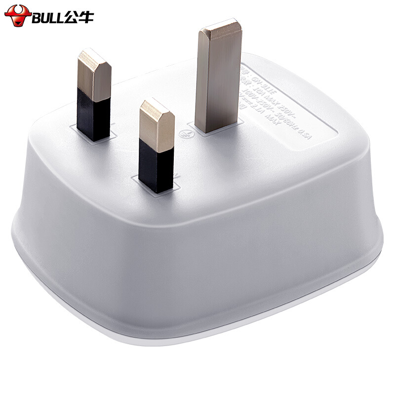 公牛（BULL） 電源旅行轉(zhuǎn)換器插座/轉(zhuǎn)換插頭 GN-L01CE(USB英標(biāo)轉(zhuǎn)國標(biāo)（國外使用）)_http://m.bzsa.cn/img/images/C201910/1570688630672.jpg