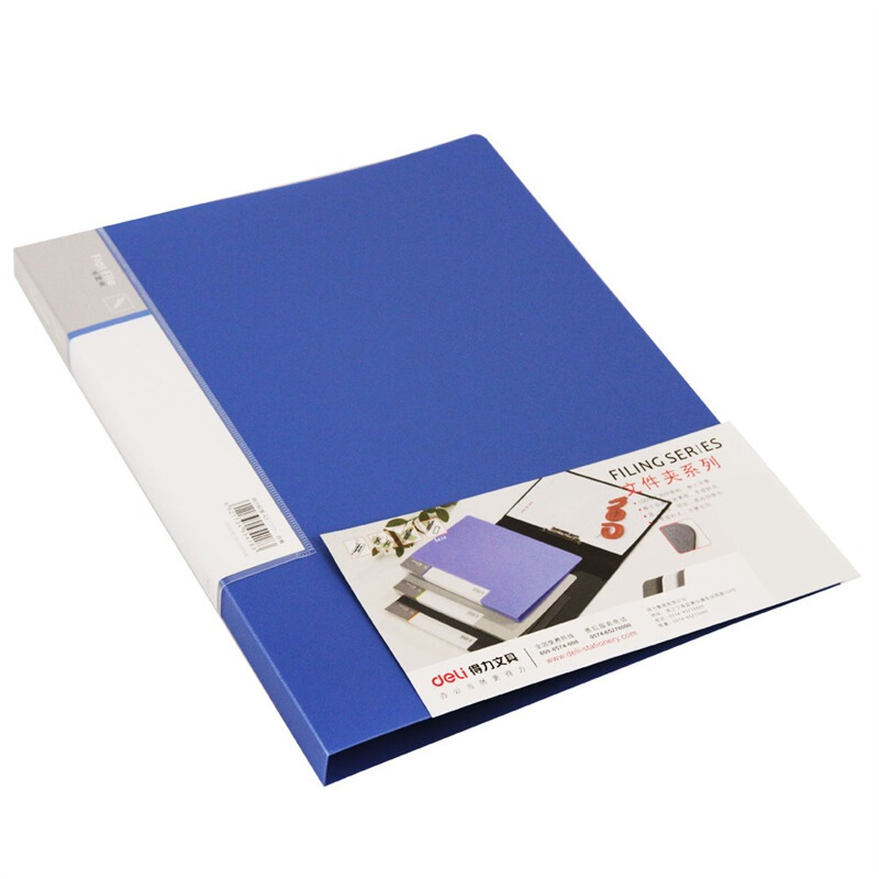 得力(deli) A4長(zhǎng)押夾+插袋文件夾藍(lán)色5418_http://m.bzsa.cn/img/images/C201910/1570756985119.jpg