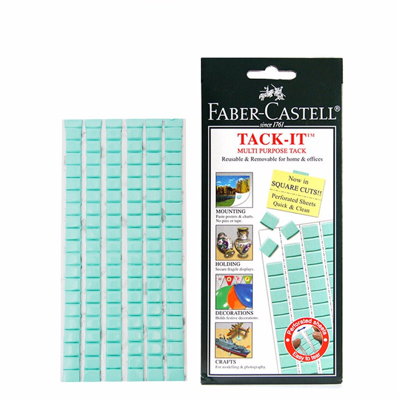 輝柏嘉（Faber-Castell) 粘土免釘藍(lán)白雙面膠泥寶貼無痕膠照片墻膠黏土模型工具膠 藍(lán)色款75克_http://m.bzsa.cn/img/images/C201910/1571206925228.jpg