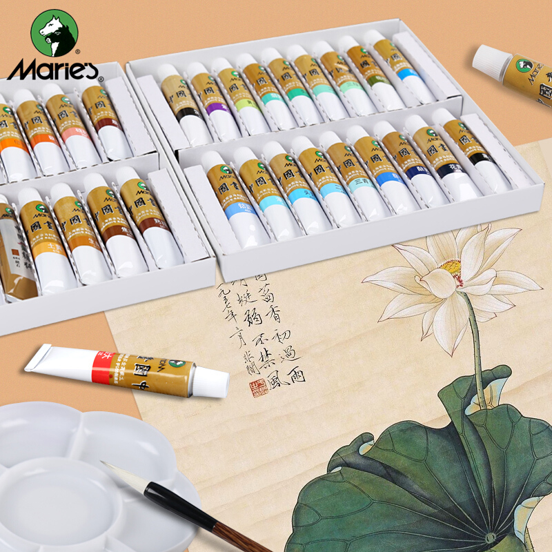 國畫顏料 36色/12ml中國畫顏料套裝_http://m.bzsa.cn/img/images/C201910/1571389640952.jpg