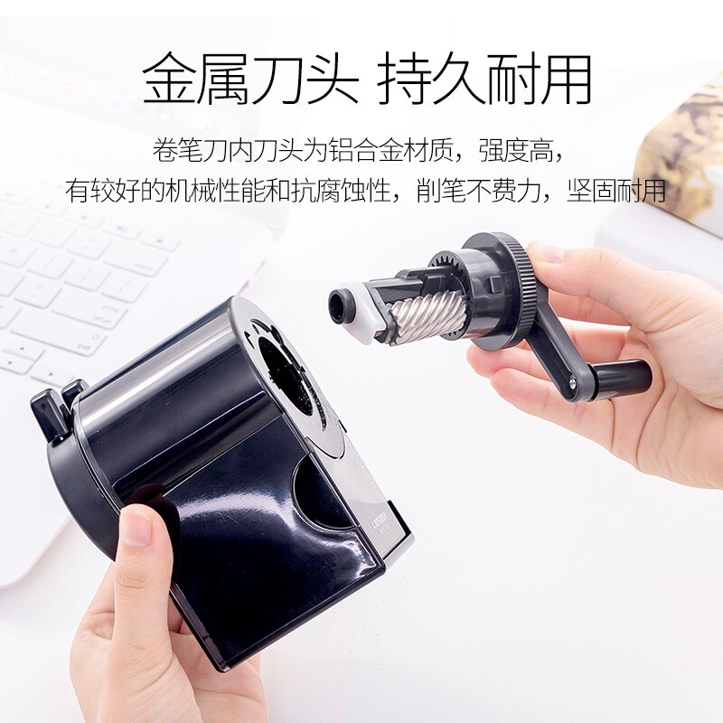 三菱UNI手搖削筆器KH-18轉(zhuǎn)筆刀卷筆刀(紅色)_http://m.bzsa.cn/img/images/C201911/1572849810458.jpg