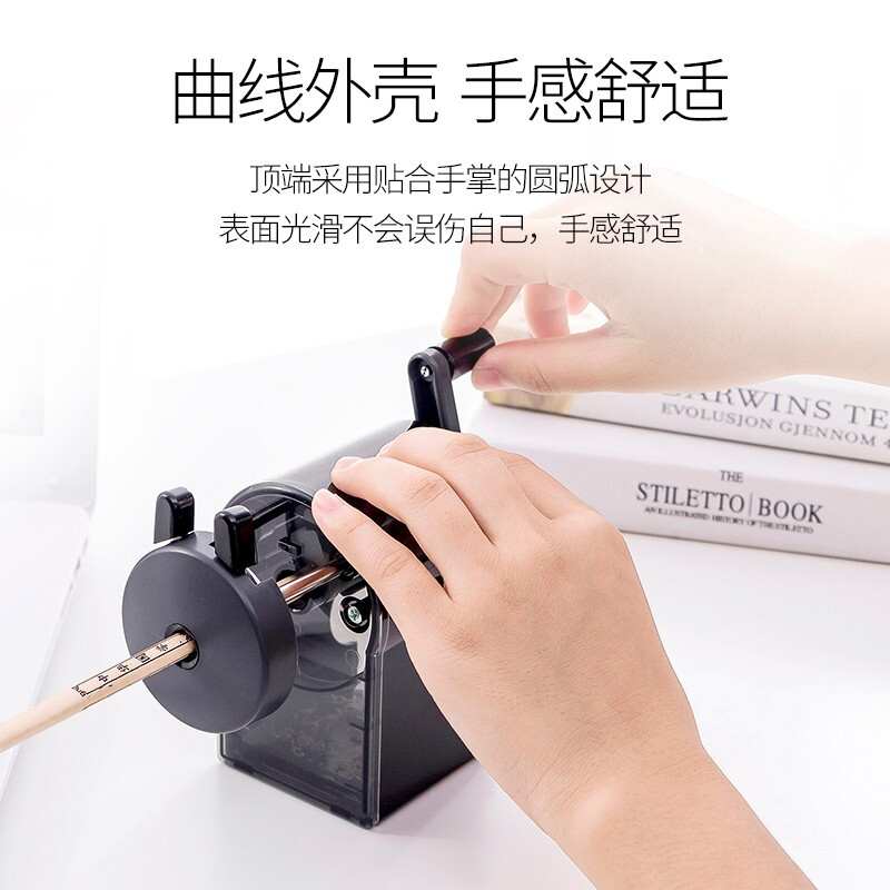 三菱UNI手搖削筆器KH-18轉(zhuǎn)筆刀卷筆刀(紅色)_http://m.bzsa.cn/img/images/C201911/1572849810600.jpg