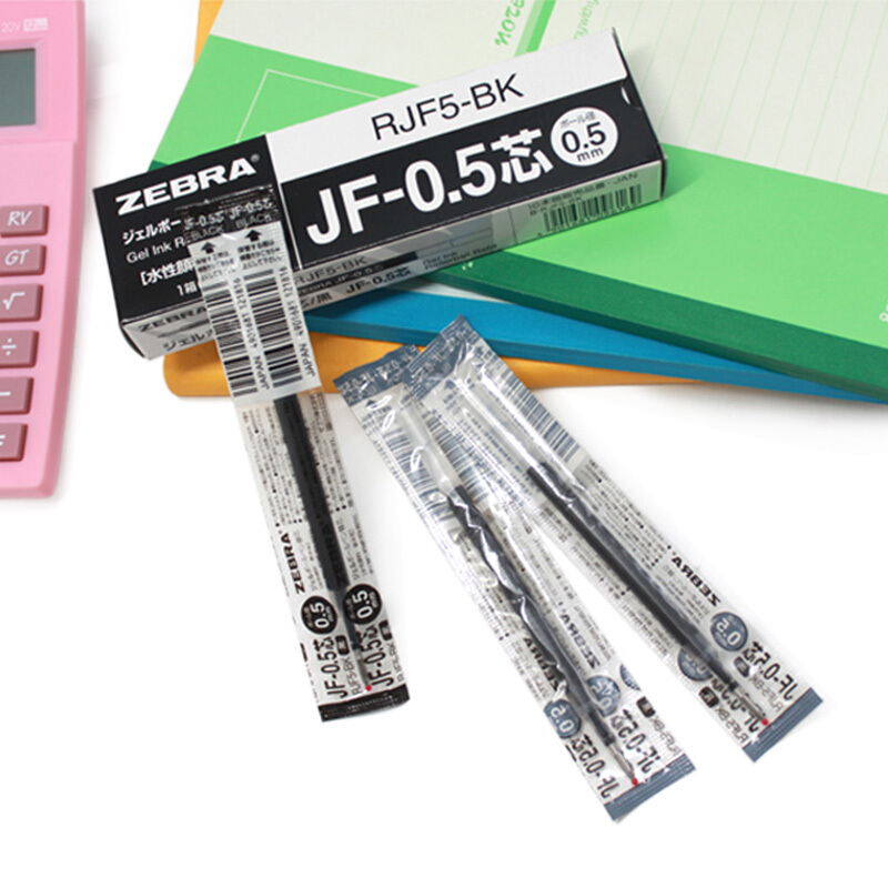 斑馬（ZEBRA）0.5mm按動中性筆替芯RJF5-BK/10支裝(黑色筆芯)_http://m.bzsa.cn/img/images/C202007/1594368412160.jpg