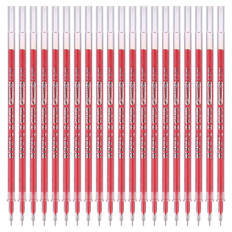 晨光（M&G）0.5mm全針管簽字筆替芯AGR640C3/20支裝(紅色)_http://m.bzsa.cn/img/images/C202007/1594780233881.jpg