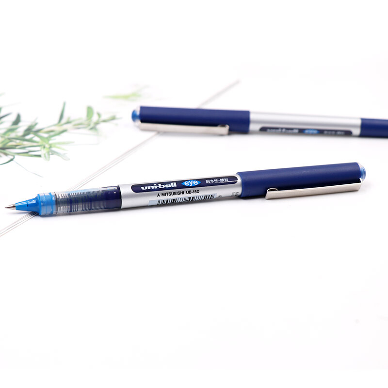 三菱（uni）UB-150（可透視）中性筆 簽字筆0.5mm 單支 (藍(lán)色) _http://m.bzsa.cn/img/images/C202007/1594785753245.jpg