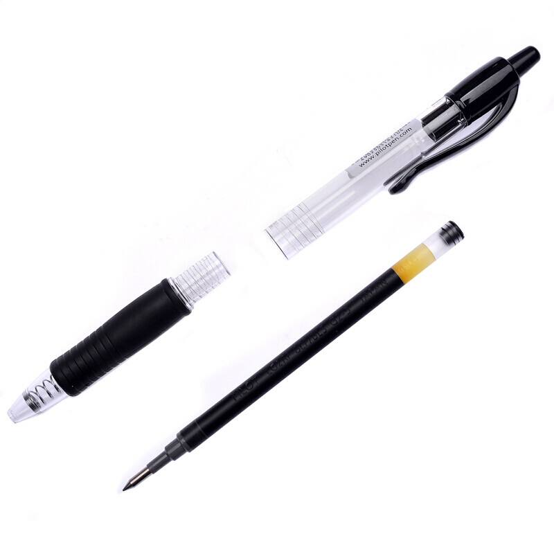 百樂(lè)（PILOT）BL-G2-5-B 按動(dòng)中性筆啫喱筆 簽字筆0.5mm 12支/盒 (黑色) _http://m.bzsa.cn/img/images/C202007/1594869775446.jpg