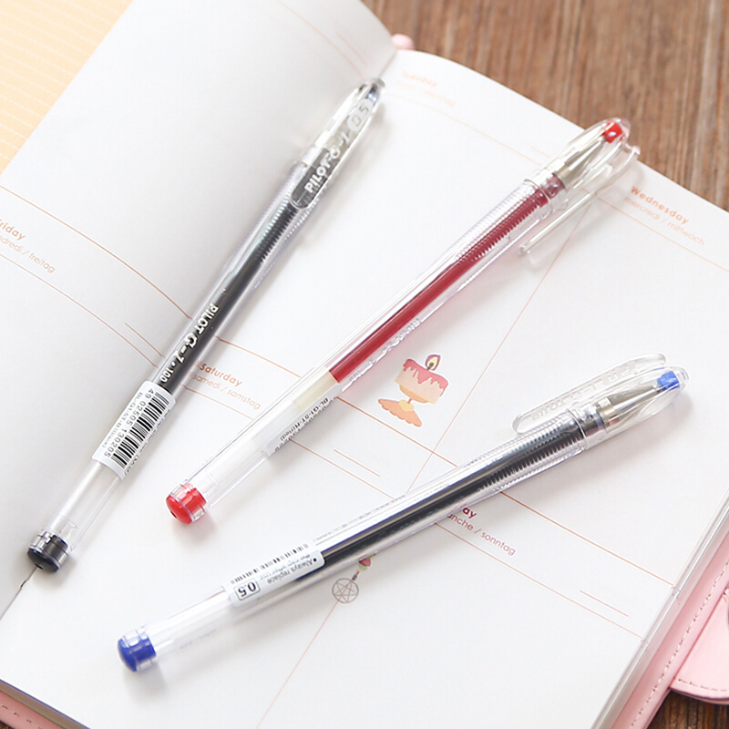 百樂（PILOT）BL-G1-5T 子彈頭中性筆啫喱筆 簽字筆0.5mm/12支裝（紅色）_http://m.bzsa.cn/img/images/C202009/1598929022997.jpg
