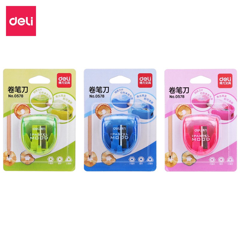 得力（deli） 0578 削筆刀卷筆刀糖果色轉(zhuǎn)筆刀削筆器(混)(只)_http://m.bzsa.cn/img/images/C202009/1599624325485.jpg