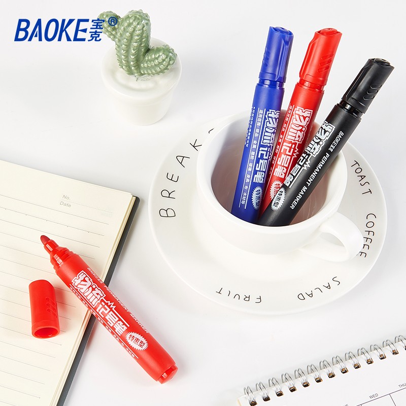寶克（BAOKE） MP-291 油性快干物流記號筆 黑色 12支/盒_http://m.bzsa.cn/img/images/C202009/1599724026285.jpg