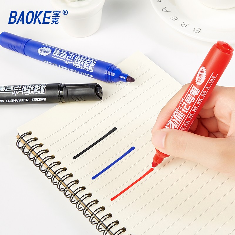 寶克（BAOKE） MP-291 油性快干物流記號筆 黑色 12支/盒_http://m.bzsa.cn/img/images/C202009/1599724029105.jpg