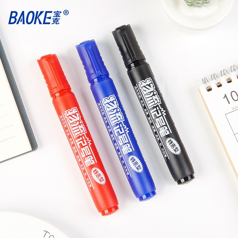 寶克（BAOKE） MP-291 油性快干物流記號筆 黑色 12支/盒_http://m.bzsa.cn/img/images/C202009/1599724030692.jpg
