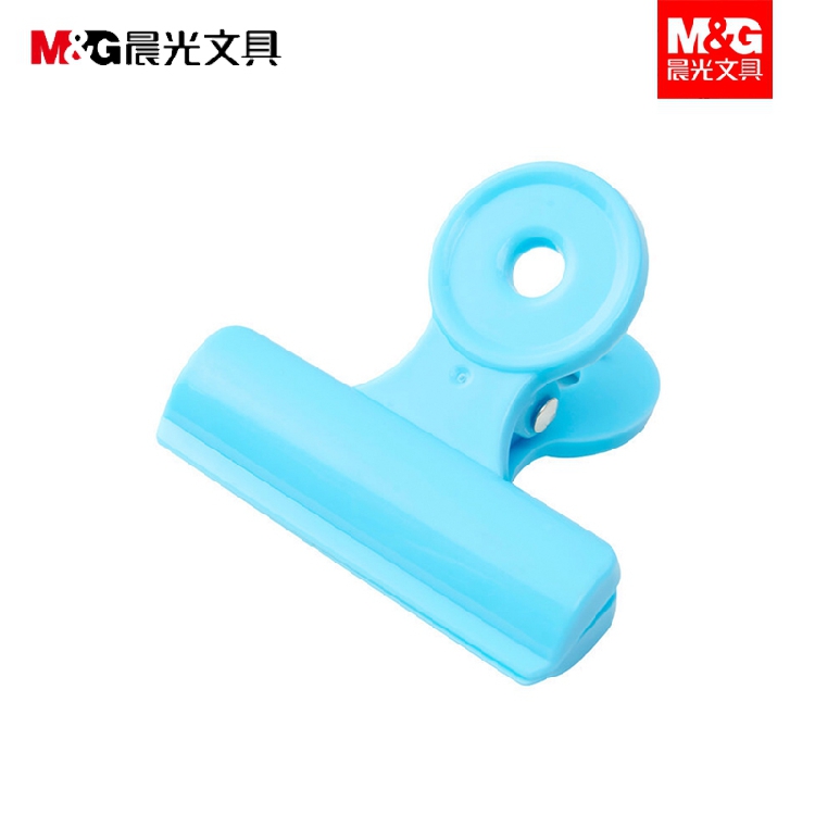 晨光（M&G） ABS92751 彩色塑膠票夾票據(jù)夾 64mm 5只袋 _http://m.bzsa.cn/img/images/C202009/1600147316721.jpg