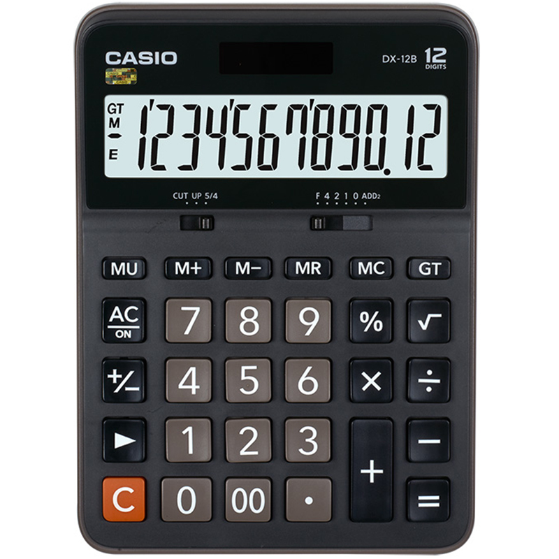 卡西歐（CASIO） DX-12B 商務(wù)計算器 大型機 黑色 DX-12S升級款_http://m.bzsa.cn/img/images/C202009/1600671375095.jpg
