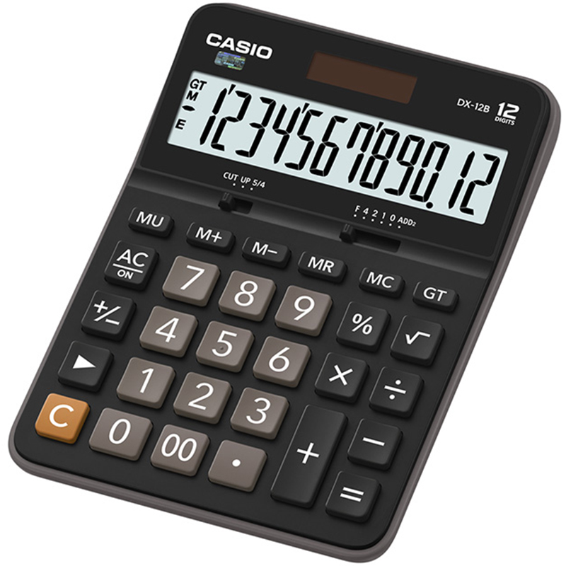 卡西歐（CASIO） DX-12B 商務(wù)計算器 大型機 黑色 DX-12S升級款_http://m.bzsa.cn/img/images/C202009/1600671376593.jpg