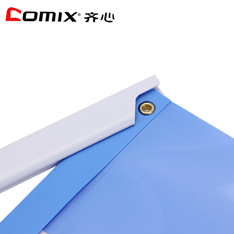 齊心（COMIX） QW324A 辦公必備拉邊桿 報(bào)告夾 A4 10張 單個(gè)裝_http://m.bzsa.cn/img/images/C202010/1603684386370.jpg